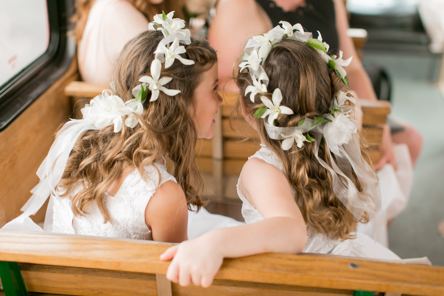 flower girl hair wreaths