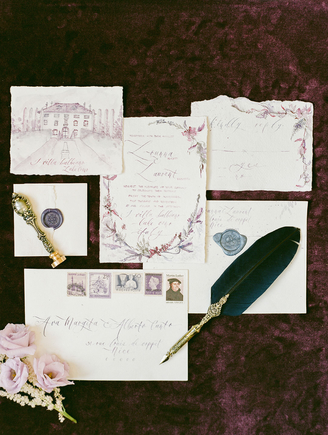 lake como wedding stationery 01