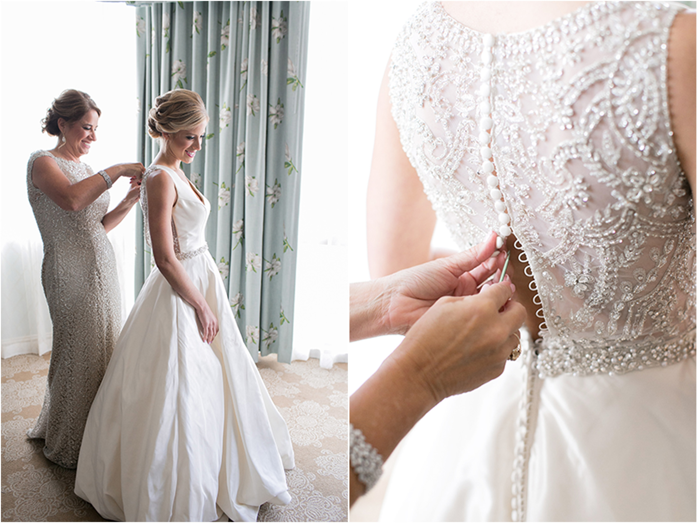 lace detail on back of wedding dress